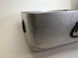 Large aluminum pot with four handles