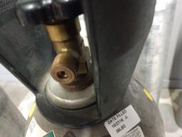 8 carbon dioxide and helium tanks