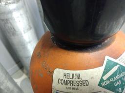 8 carbon dioxide and helium tanks