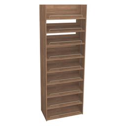 2 Closet Maid Impressions 3-Shelf Shoe Organizers in Walnut