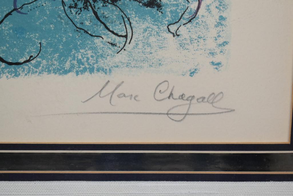 LImited Edition Marc Chagall Lithograph