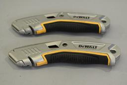 2 Dewalt Retractable Utility Knife