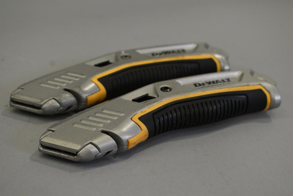 2 Dewalt Retractable Utility Knife