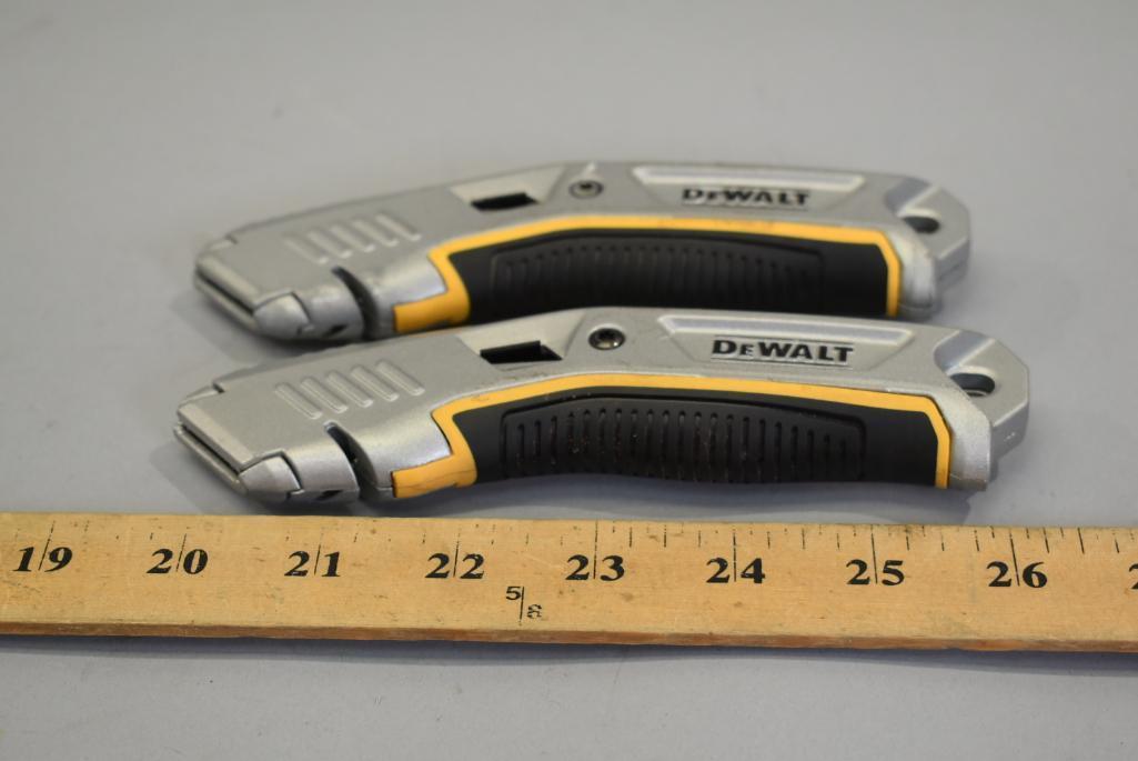 2 Dewalt Retractable Utility Knife