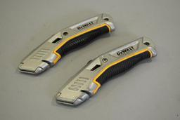 2 Dewalt Retractable Utility Knife
