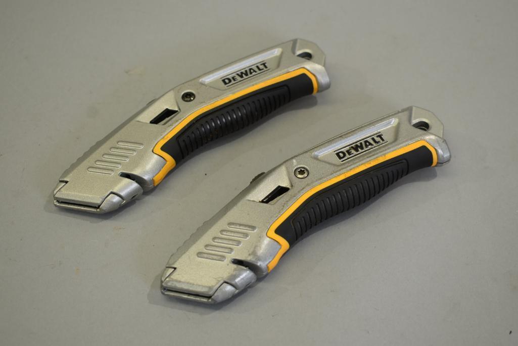 2 Dewalt Retractable Utility Knife