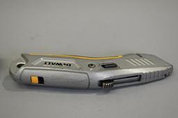 2 Dewalt Retractable Utility Knife