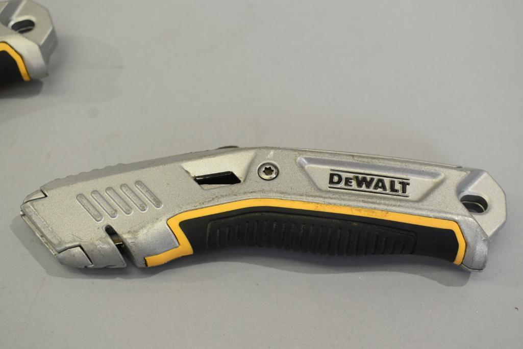 2 Dewalt Retractable Utility Knife