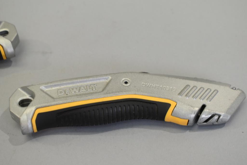 2 Dewalt Retractable Utility Knife