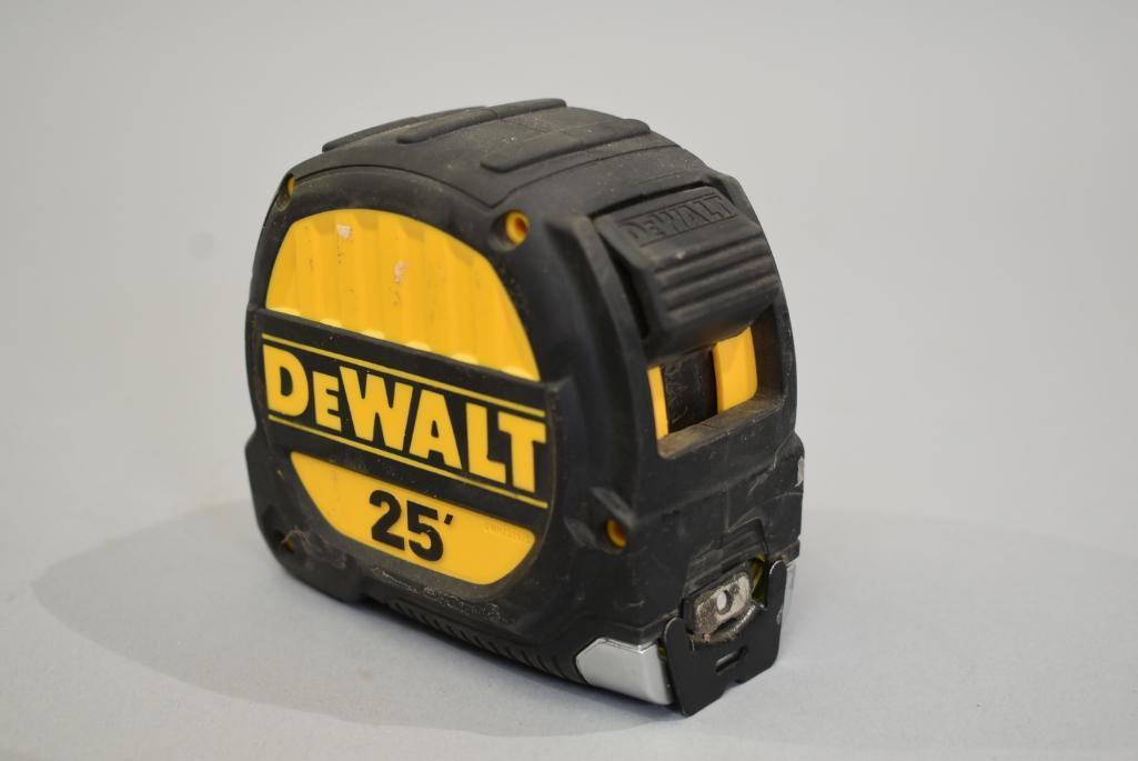2 Dewalt 25ft Tape Measures
