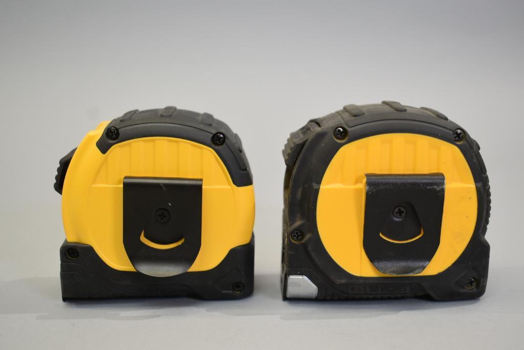 2 Dewalt 25ft Tape Measures