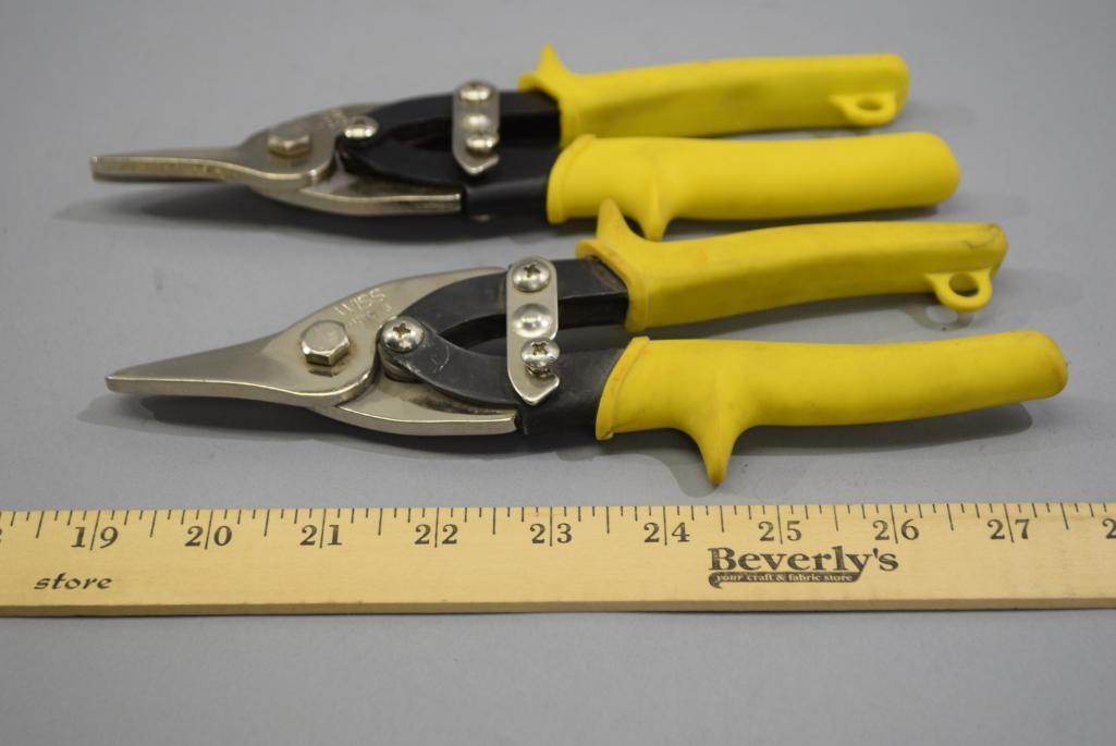 2 WISS Metal Cutting Snips