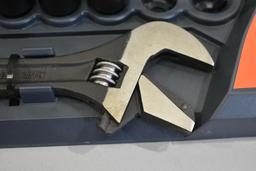 Crescent Pass Through Adjustable Wrench Set