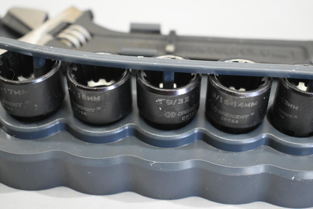 Crescent Pass Through Adjustable Wrench Set