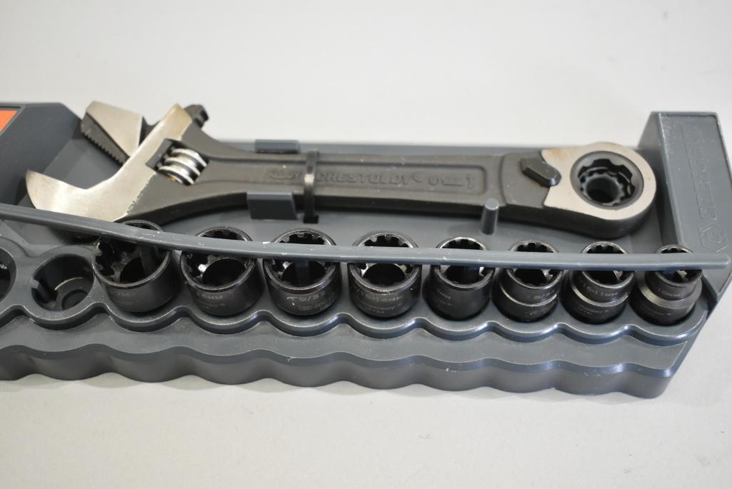 Crescent Pass Through Adjustable Wrench Set