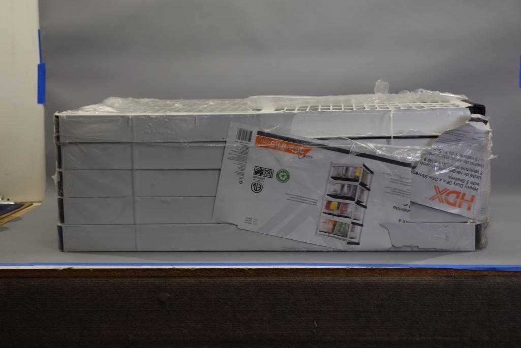 HDX Heavy Duty 36in x 24in Storage Unit With Shelves