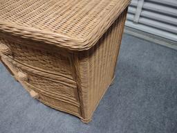 Pier 1 San Angelo Collection Rattan 3 Drawer Chest