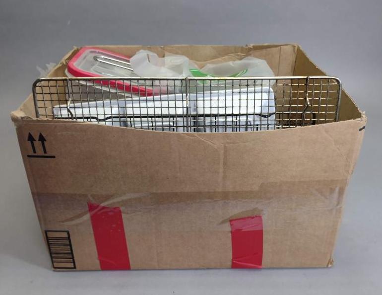 Box Full of Kitchen Items