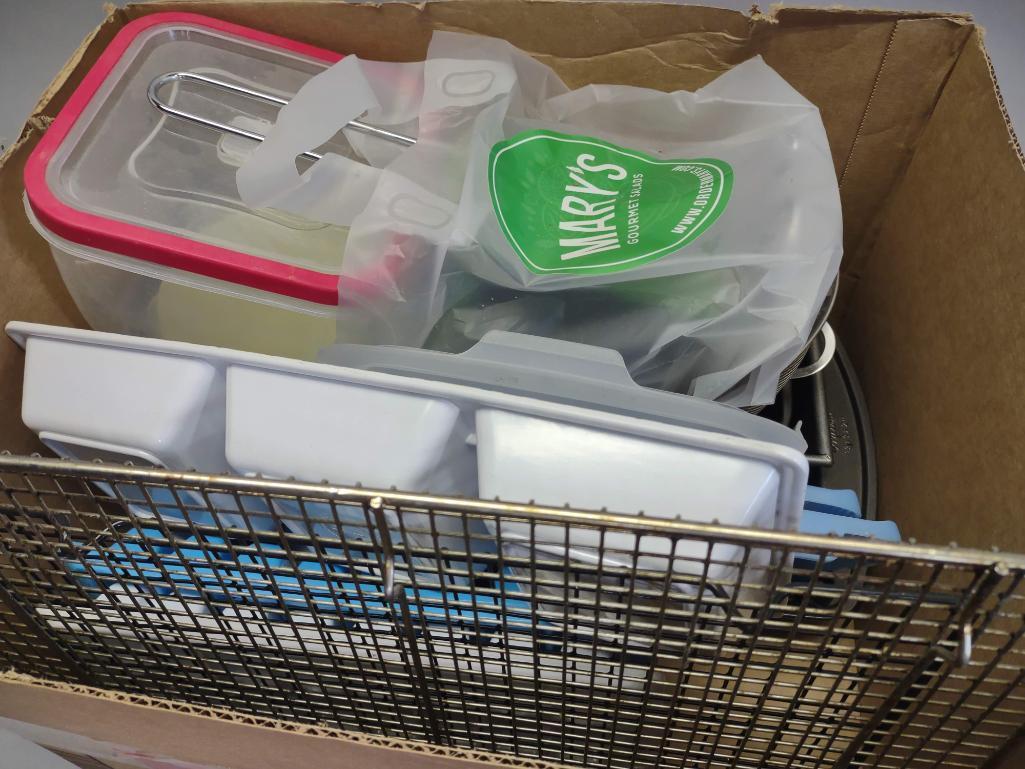 Box Full of Kitchen Items