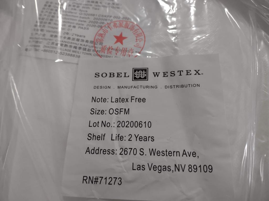 42 NEW Cases Of Sobel Westex Disposable Gowns