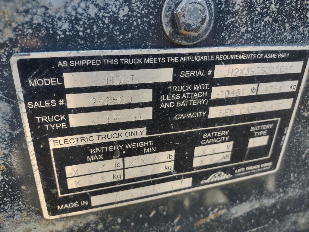 Linde Propane Forklift