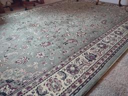 Castello Sage 8ft X 11ft Area Rug With Pad