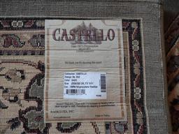 Castello Sage 8ft X 11ft Area Rug With Pad