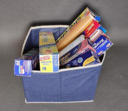 Basket Full of Foil And Food Wrap