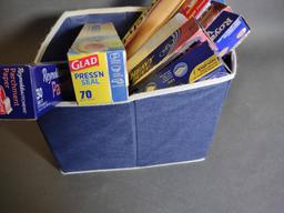 Basket Full of Foil And Food Wrap