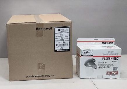 12 NEW Honeywell Fibre-Metal High Performance Face Shields