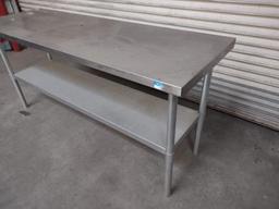 Stainless Steel Commercial Work Table with Undershelf