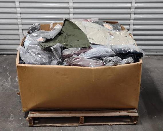 Pallet Full of NEW Big And Tall Clothing