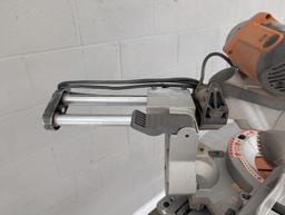 Ridgid Compound Miter Saw With Portable Work Station Cart