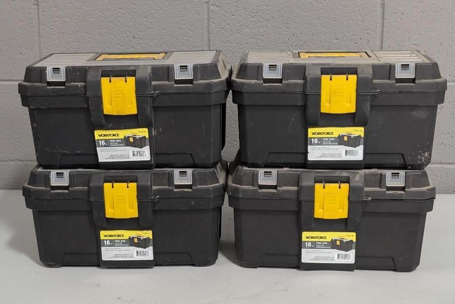 4 Workforce 16in Tool Boxes