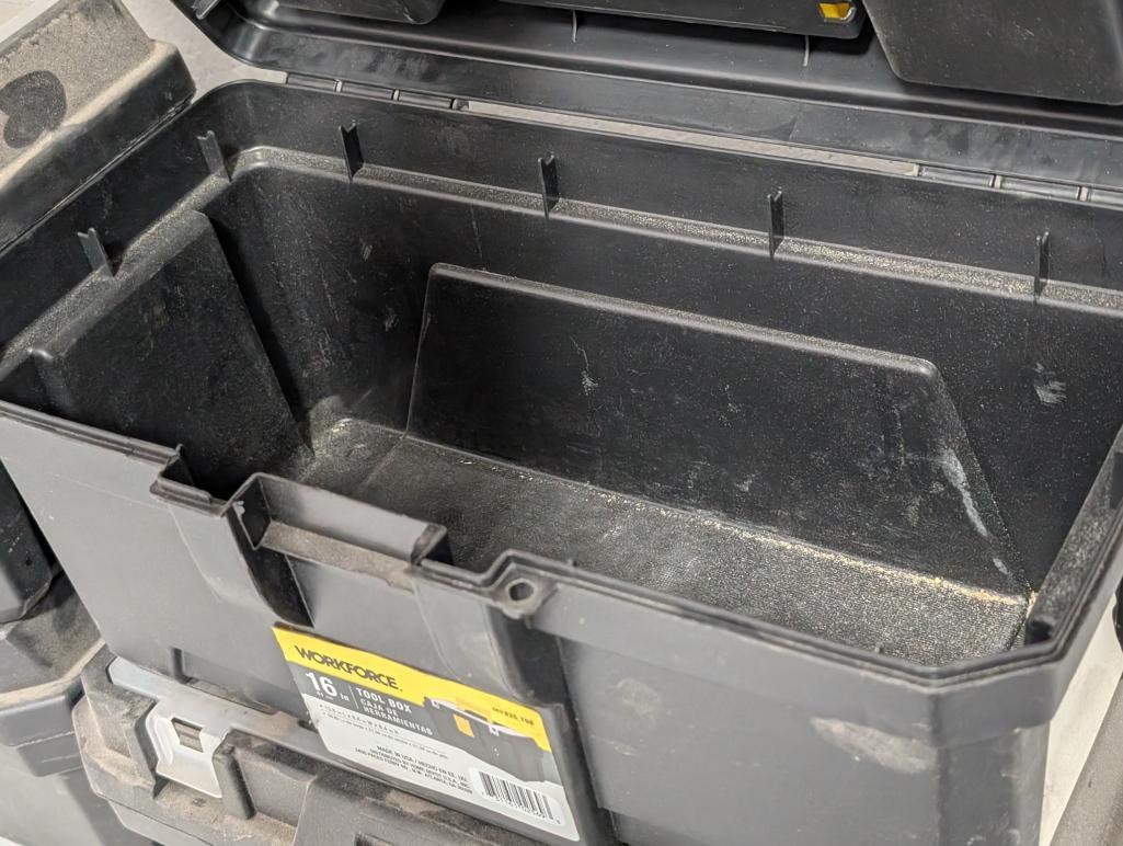 4 Workforce 16in Tool Boxes