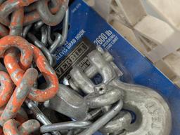 Crate Full of Chain And Rope