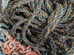 Crate Full of Chain And Rope