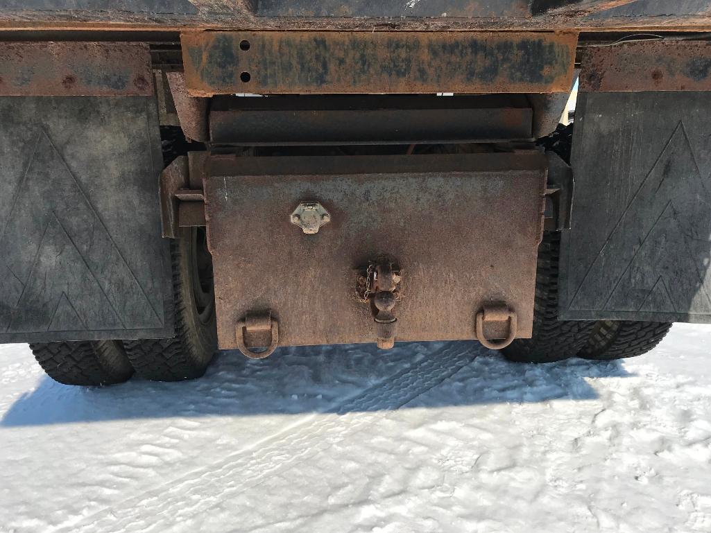 1981 International S1700 dump truck; single axle; IHC diesel engine; 5-speed trans; steel dump box;