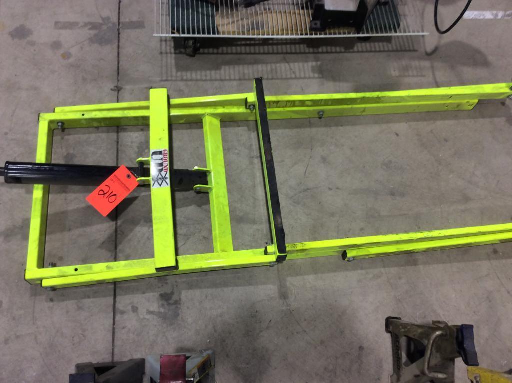 Snowmobile lift.