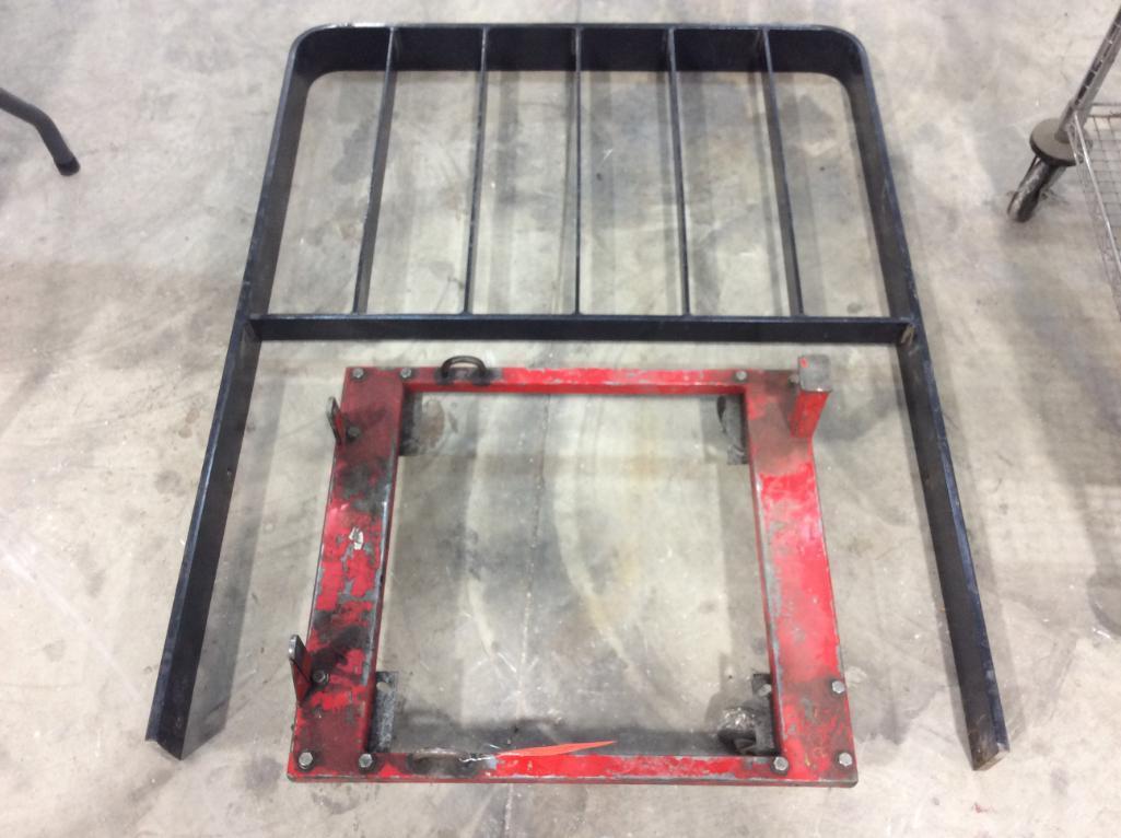 Forklift rack & cart.