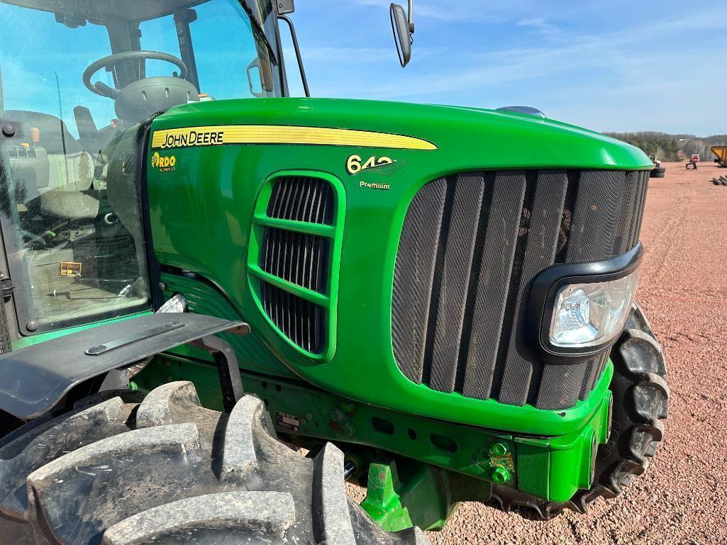 2009 John Deere 6430 Premium tractor, CHA, MFD, IVT trans, 480/80R38 rear tires, 3-hyds, 540/1000