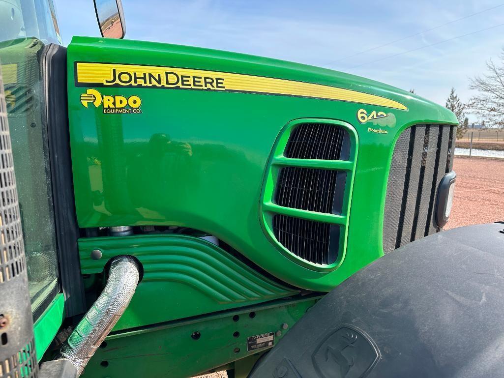 2009 John Deere 6430 Premium tractor, CHA, MFD, IVT trans, 480/80R38 rear tires, 3-hyds, 540/1000