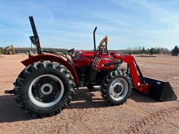 NEW 2022 Case IH Farmall 60 A tractor, open station, MFD, Case IH L555 loader, shuttle trans,