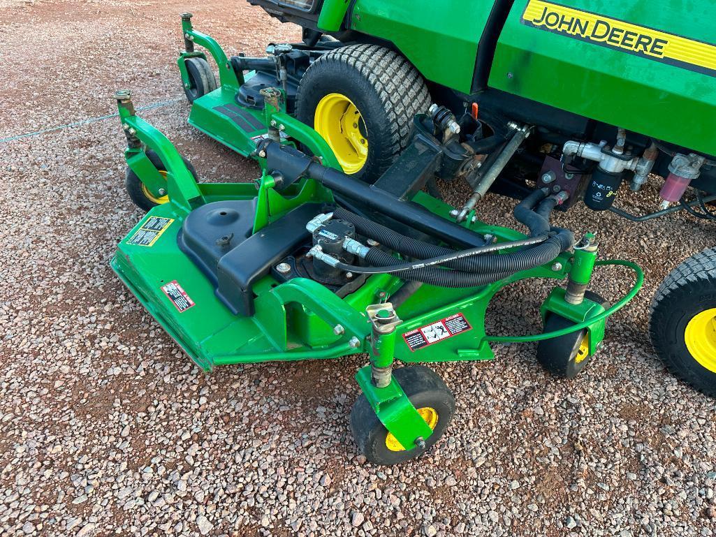 2008 John Deere 1600 Turbo Series II wide area mower, cab w/heat & AC, 4x4, 12' cut, hydro trans,