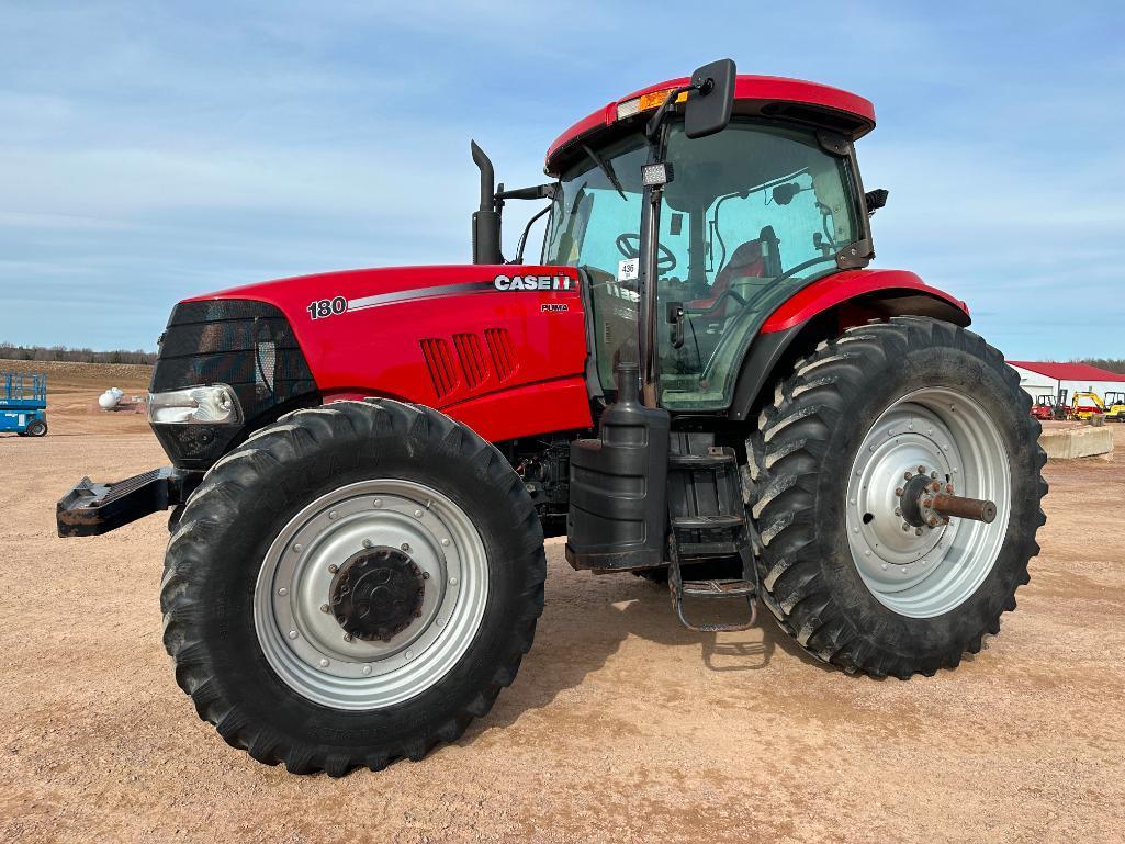 2007 Case IH Puma 180 tractor, CHA, MFD, powershift trans, 480/80R46 rear tires, cab suspension,