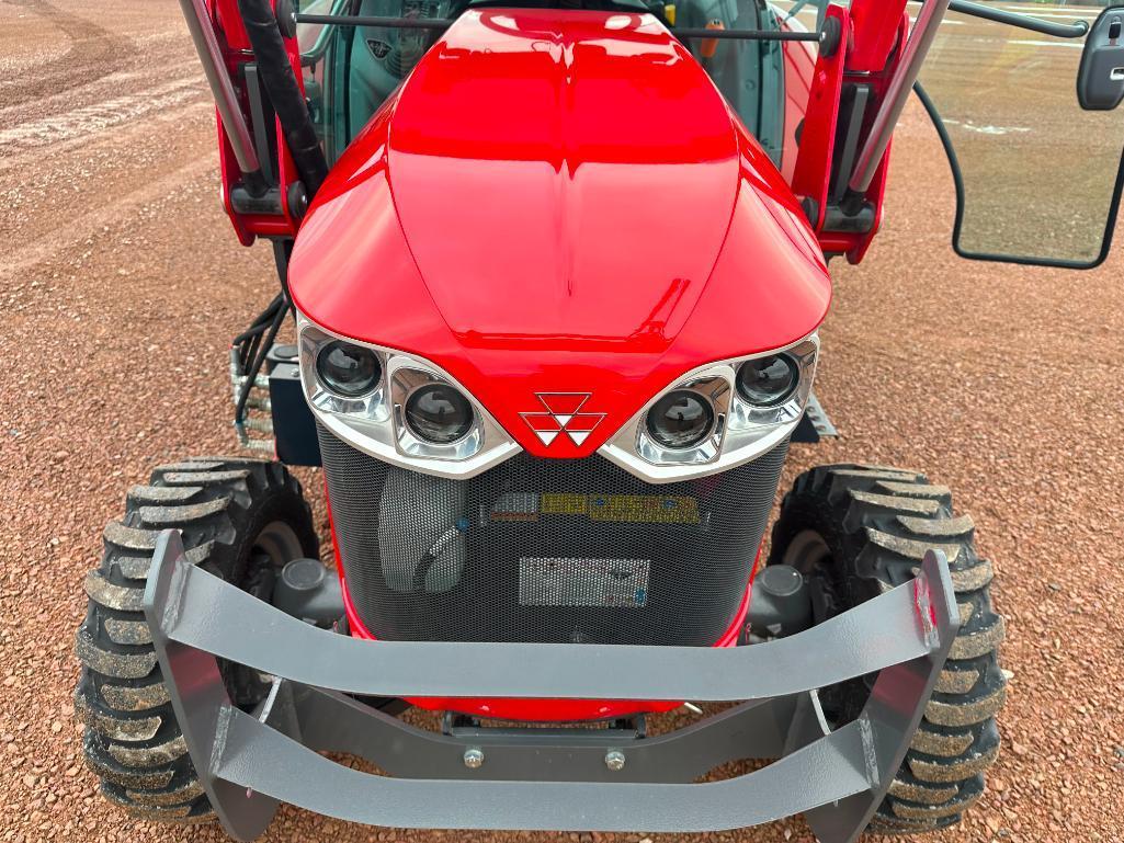 NEW 2021 Massey 1840M compact tractor, cab w/ heat & AC, 4x4, Massey FL2611 loader, shuttle trans,