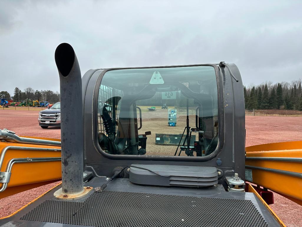 2017 Case SR240 skid steer, cab w/AC, high flow aux hyds, 2-spd, hyd quick coupler, 12-16.5 tires,