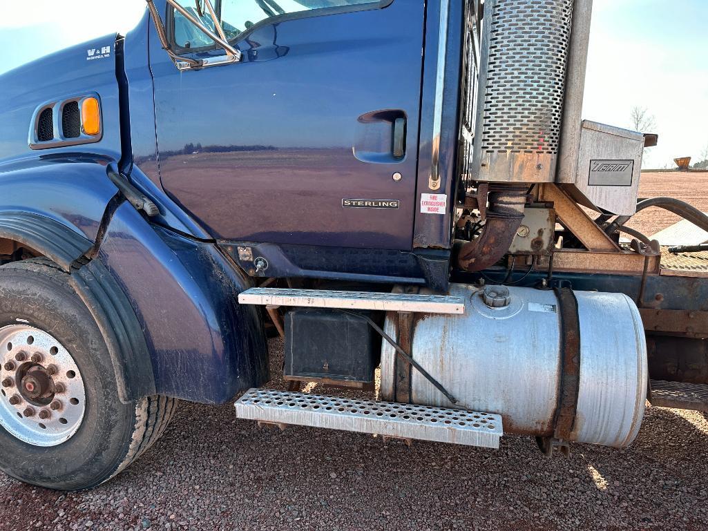 (TITLE) 2004 Sterling tri axle day cab truck tractor, Cat C15 @475 diesel engine, 18-spd trans,