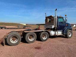 (TITLE) 2004 Sterling tri axle day cab truck tractor, Cat C15 @475 diesel engine, 18-spd trans,