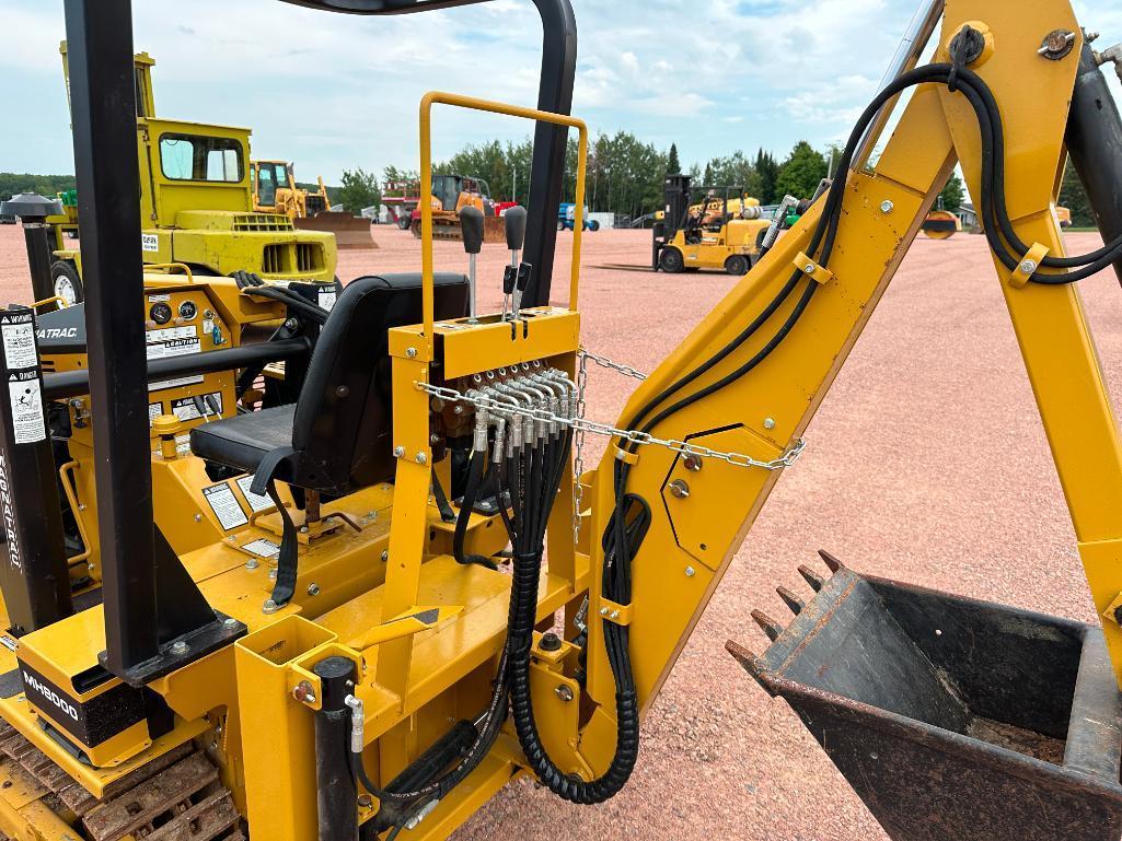 2016 Struck Magnatrac MH8000 crawler loader backhoe, OROPS, Briggs & Stratton Vanguard 35hp gas